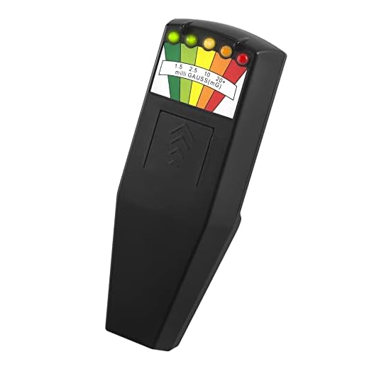 LED EMF Meter Magnetic Field Detector Ghost Hunting Paranormal Equipment Detector Portable EMF Reader Tester for Home EMF Inspections, Office & Outdoor Ghost Field Monitor Counter