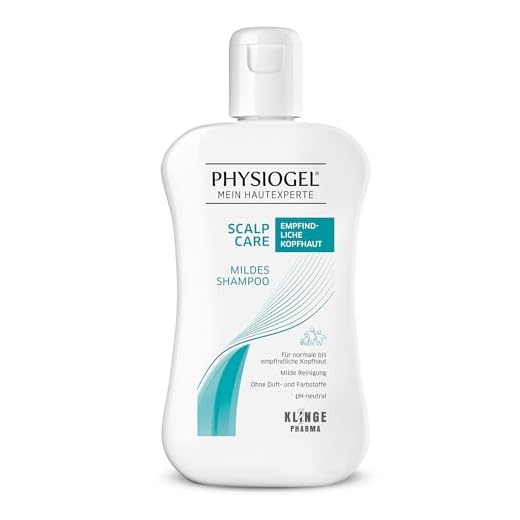 PHYSIOGEL Scalp Care Mildes Shampoo 250 ml - milde Reinigung und Pflege speziell für empfindliche Kopfhaut - Feuchtigkeitsshampoo für den täglichen Bedarf