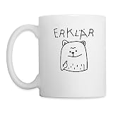 Spreadshirt Erklärbär Erklär Bär Lustig Comic Wortspiel Tasse, One size, weiß