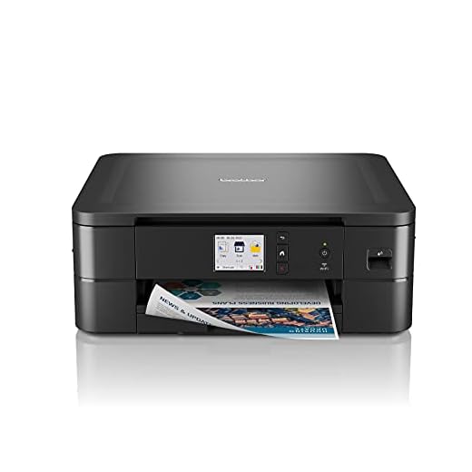 Brother DCP-J1140DW 3-in-1 Farbtintenstrahl-Multifunktionsgerät (Drucker, Scanner, Kopierer), Schwarz, 400 x 151 x 343 mm