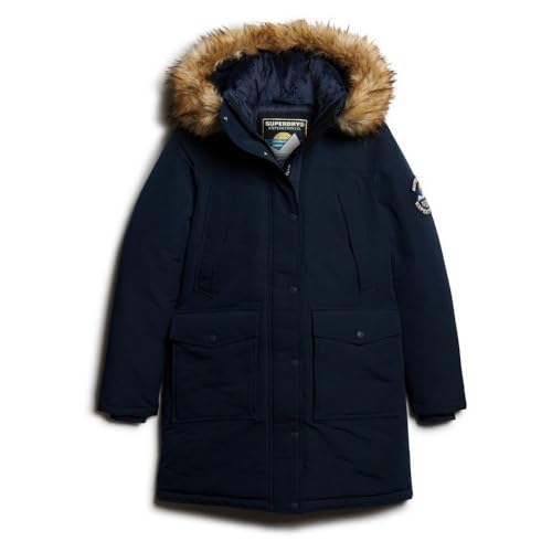 Manteau Superdry Everest parka d'hiver matelassée fausse fourrure