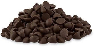 Valrhona Finest Dark Chocolate Chips for Baking - 52% Cocoa, A Perfect Fusion of Premium Dark Cocoa Flavor, These Gourmet Chocolate Chips are Ideal for Cookies, Muffins, Brioches, and Pastries