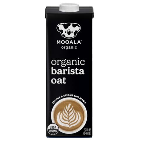 Mooala Barista Oatmilk - Shelf Stable, Oat Based Creamer for Coffee and Matcha, Organic, Non GMO, 32 FL OZ Case 1 (1 Pack, 32 FL Oz)