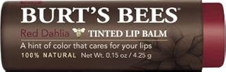 Burt's Bees Red Dahlia Tinted Lip Balm (Pack of 4)