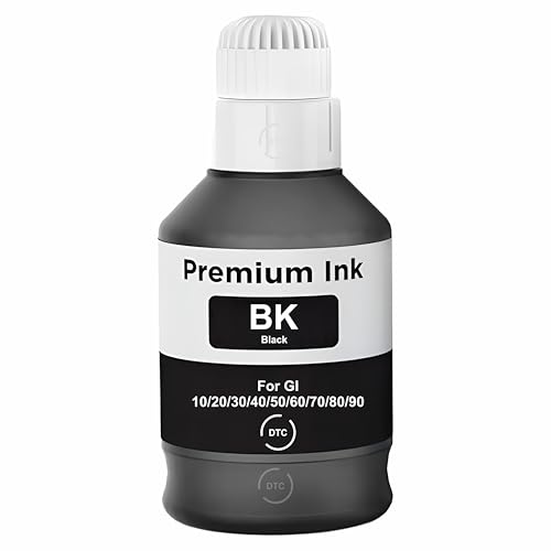 Image of Duplex DTC GI- 70 Refill Ink Compatible for Canon PIXMA G1020, G2020, G2021, G2060, G3020, G3021, G3060 Printers (GI-70 Black Ink 1 Pcs)