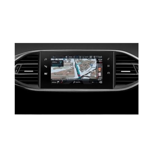 XARNUH Car GPS Navigation Film 9.7 Inch For Peugeot For 308 2014-2018 Car GPS Navigation Screen Tempered Glass Protective Film Accessorie