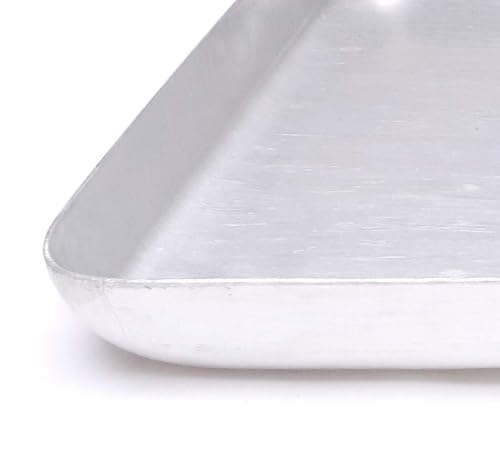 Image of Prime Bakers and Moulders Aluminum Baking Tray, Silver (12x16 Inch)