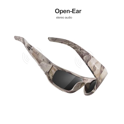 Image of OhO Smart Glasses,Polarized Sunglasses with Bluetooth Speaker,Athletic /Outdoor UV Protection and Voice Control,Unisex