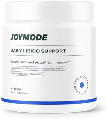 JOYMODE Daily Libido Support for Men – Natural Men’s Wellness Supplement with Shilajit, Mucuna Pruriens, Horny Goat Weed, Saffron and BioPerine – 60 Capsules, Non-GMO, Gluten-Free