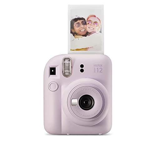 Image of Jaiman Toys Fujifilm Instax Mini 12 Instant Camera + 20 Shot Films + 1X Acrylic Camera Case - Lilac Purple, Mini 12
