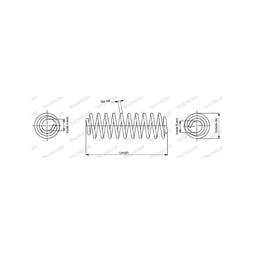 MONROE Molle ammortizzatori MONROE 2x Molle ammortizzatori Assale anteriore per RENAULT Clio IV Hatchback (BH) Lunghezza:348mm Diametro esterno:152mm SP4121