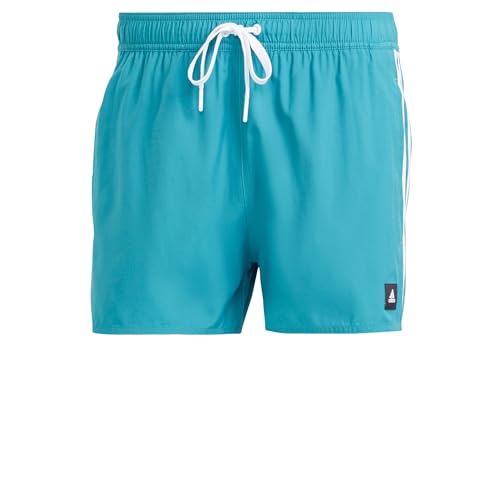 adidas Herren 3-Stripes CLX Very-Short-Length Swim Shorts, Arctic...