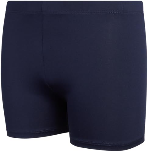 Rene Rofe Girls' Cartwheel Shorts - 4 Pack Dance Bike Shorts with Comfort 4-Way Stretch Play Shorts for Girls (Sizes: 6X-14)4
