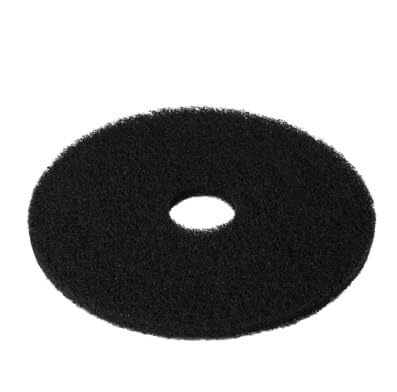 Disco pad estropajo abrasivo para limpieza, abrillantadao y decapado para Rotativa 20 pulgadas (50 cm) (NEGRO)