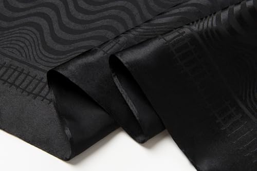Image of 35 inch Men's Large Square Jacquard Scarf - Cowboy Wild Rugged Style, With Gift Packed