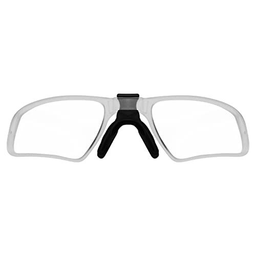 Mryok Rx Insert Optical Adaptor | Rx Prescription Adaptor | Rx Prescription Lens Carrier & Nose Pads for Oakley EV-Zero Sunglasses - Clear2
