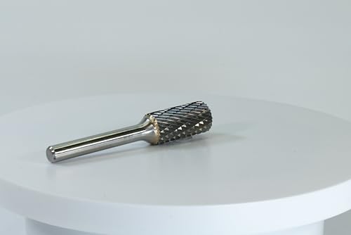 Fresa cilíndrica de carburo sólido 1/4" shank 7/16" cabeza miniatura 6
