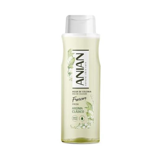 ANIAN - Agua de Colonia Frescor, 750 ml, Eau de Toilette, Aroma Fresco y Clásico, Agua Fresca Pensada para Toda la Familia, Colonia Niños y Adultos, Apta para Veganos