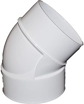 6 in. Street Elbow for 1-8 Bend Hxspg 45D