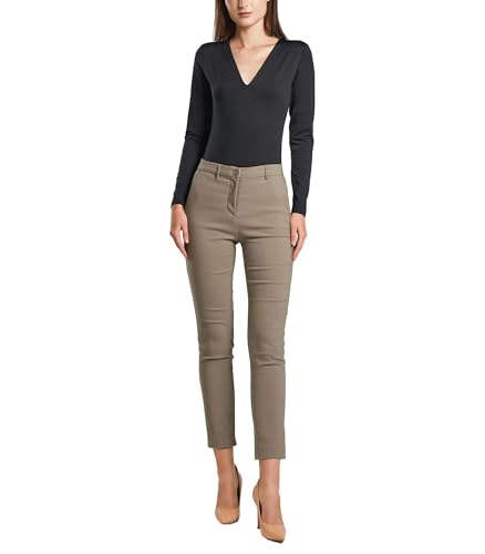 SANDY & SID Cropped Pants for Women Petite Small Size