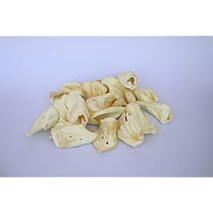   Beef-Ears-for-Dogs-Premium-Quality-Treats-Low-Fat-High-Protein-Long-Lasting-Chews-Easy-Digestion-Healthy-Clean-Teeth-Gums-for-All-Breed-Size-100-Natural-Cow-Flavor-Pack-of-25