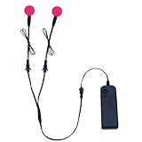 YnGia Glühende LED-Augen, EL-Panel-Licht, Elektrolumineszenz-El-Blech, rundes Licht, schneidbares Neonblatt für Cosplay, Party, Augenmaske, Superhelden-Helm-Dekoration (Rosa, 20 mm)