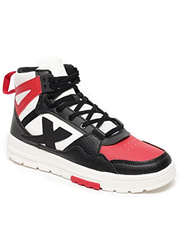 Image of XTEP High-Top Lace-Up Sneakers for Men