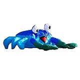 HQ Kites Bouncing Buddy Billy The Crab - Beach and Lawn Kite Decoration - Blue/Green