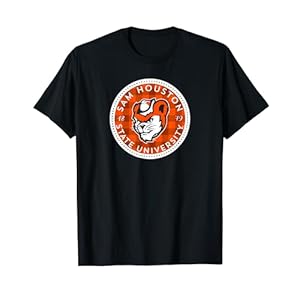 Sam Houston State Bearkats Plaid Badge T-Shirt