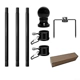 Photo Gallery eawfgtuw asta per bandiera in acciaio inox da 1,2 m con anello anti-groviglio rotante a 360°, altezza regolabile da 1,3 a 7,8 piedi, 6 sezioni in totale, per bandiere residenziali e commerciali Photo Gallery eawfgtuw asta per bandiera in acciaio inox da 1,2 m con anello anti-groviglio rotante a 360°, altezza regolabile da 1,3 a 7,8 piedi, 6 sezioni in totale, per bandiere residenziali e commerciali