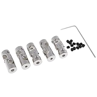 SM SunniMix cardans d’accouplement métal 2.3x3 mm, lot de 5