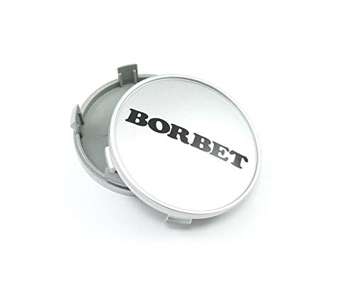 1x Borbet Nabendeckel Felgendeckel Nabenkappe 68,4mm für Borbet XR Y Silber LK 5x120!