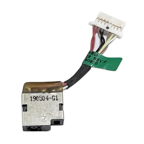 Image of Gintai DC Jack Plug Connector Cable for HP 14-CD 14T-CD 14-DD L11631-S25 L11631-Y25 L11631-F25 L11631-T25 L18220-001 L51098-001 Charge DC Dock Port Power Jack Power Supply