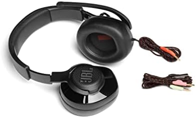 JBL Quantum 200 Wired Over-Ear Gaming Headset with Microphone, Multi-Platform, in Black