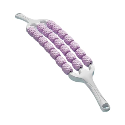 Ranley Rouleau de massage, rouleau de massage ergonomique des fascias, pour la régénération musculaire, soin des articulations, appareil de fitness pour l'entraînement des pieds, du ventre, du fitness