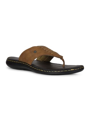 Bata Men's Slip-on Sandal - BROWN (9 UK) (8714145)