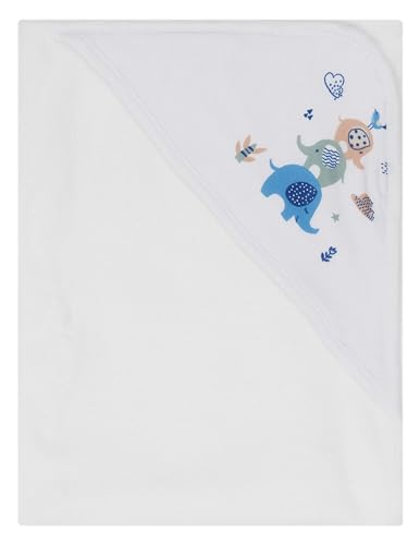 Image of Hooded Baby Towels 3-Pack - Soft Baby Bath Towels with Hood for Newborns & Toddlers, Baby Hooded Towel Set, 30 inch x 26 inch (Little Trunks)
