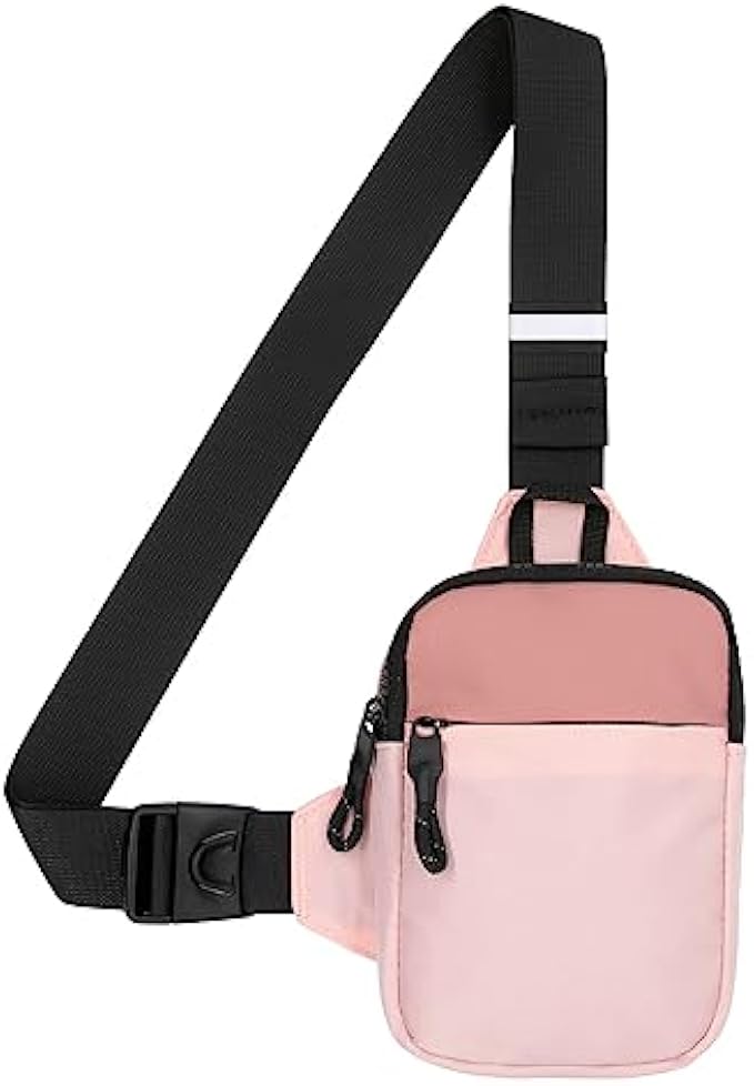 Long Keeper Mini Sling Bag - Men Women Small Waterproof Crossbody Bag Casual Phone Chest Bag for Travelling Hiking