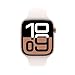 Apple Watch Series 10 [GPS 46mm] with Rose Gold Aluminium Case with Light Blush Sport Band - M/L. Fitness Tracker, ECG App, Always-On Retina Display, Water Resistant with AppleCare+ (2-Years)