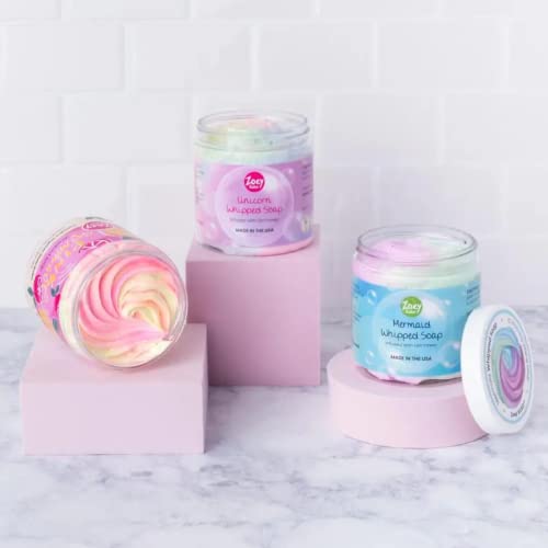 Zoey Koko Pink Lemonade Whipped Soap - All Natural, Moisturizing Soap - Contains Shea Butter & Coconut Oil - Made In The Usa - Cruelty Free - Vegan - Strawberry Lemon Scent - 8 Oz #TOP2