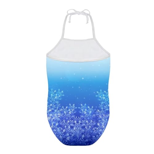 Image of Girls One Pieces Christmas Swimsuit Cute Swimwear Bathing Suits Beach Sport Halter Swimwear Vacation Pool Party Size