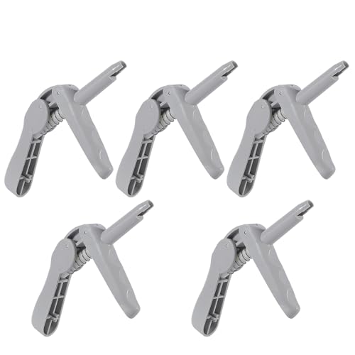 Dental Composite Pistole aus Harz, 1/5-Teilige Abformmisch-Injektionspistole, Kompositmaterial-Dosierinjektionspistole, Zahnspender-Applikator, kompatibel mit den meisten Einzeldosis-Spitzen (5)