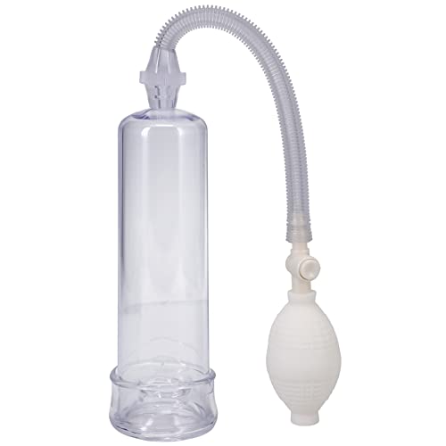 Doc Johnson Penis Pump in A Bag - Durable, Compact Pump with Powerful Suction, Air Release Button for Fast, Safe Removal, Clear