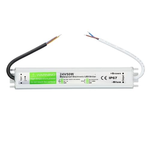Transformateur LED 24V 50W IP67 étanche alimentation AC 90-250V