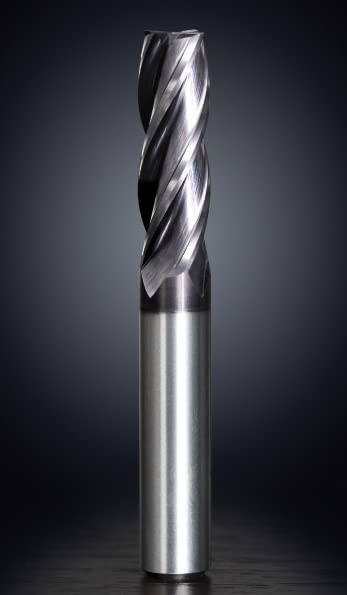 5 x VHM Schaftfraeser, TiAlN beschichtet, 4F (d=2/3 / 4/5 / 6 mm) Schaft : 6mm - Vollhartmetall Fräser titan nitriert