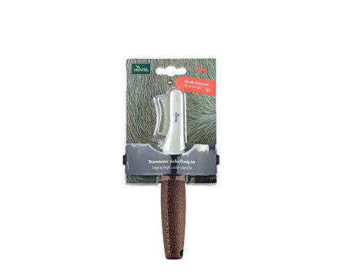 Hunter SPA Trimmmesser sichelförmig, für Hunde, fein, 18,5 x 4,0 cm