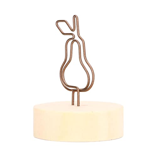 Suporte de número de mesa, suporte de cartão de lugar antigo base de registro resistente ao desgaste