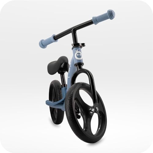 MoMi Kinderlaufrad ISOKA für Mädchen und Jungen ab 2 Jahren (max. Körpergewicht 35 kg), leichter Metallrahmen 3,5 kg, werkzeuglose Höhenverstellung von Lenker und Sattel, TPR-Räder mit LED-Beleuchtung – Bild 7