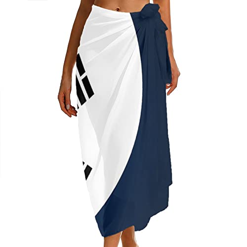 Women Beach Dress Cover Up Bikini Wrap Lightweight Sunscreen Sarong Swimsuits3