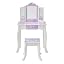 White/Lavender